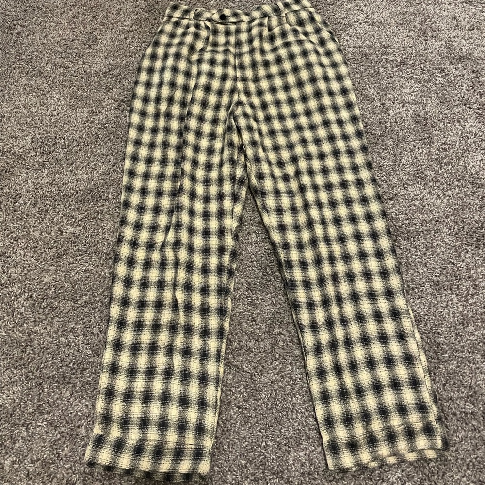Reformation plaid pants